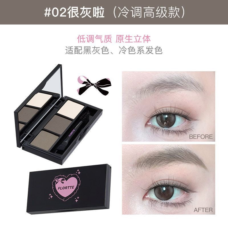 Flortte 三色眉粉 - CHIHIRO COLLECTION