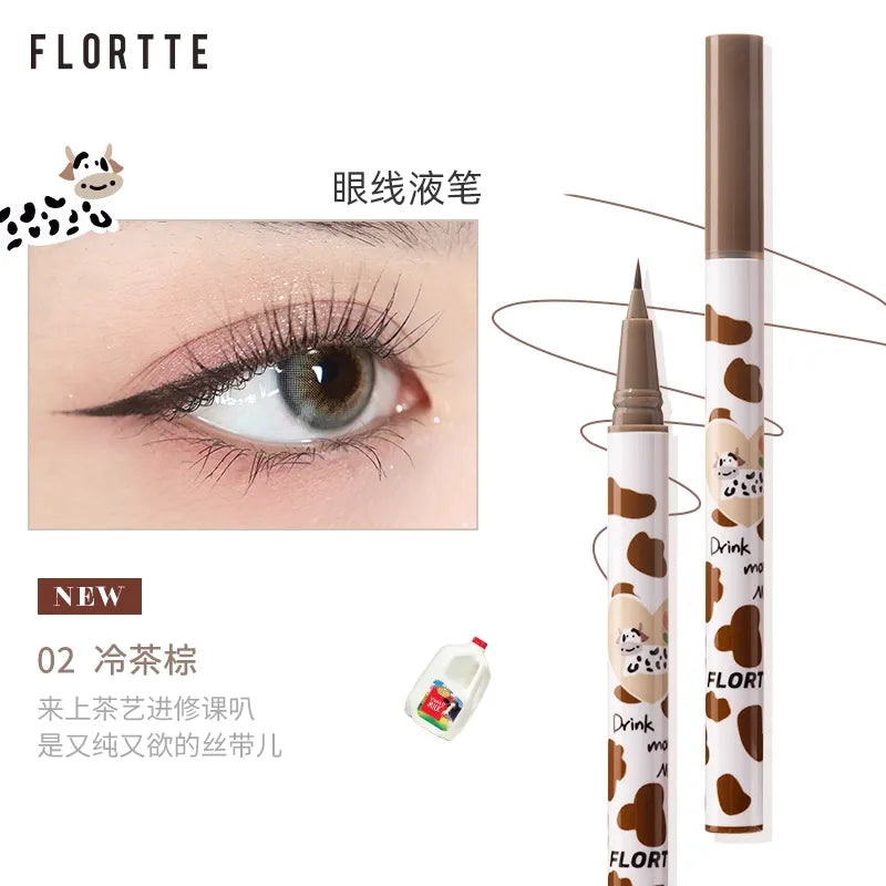 FLORTTE 双头卧蚕笔/眼线液笔 - CHIHIRO COLLECTION