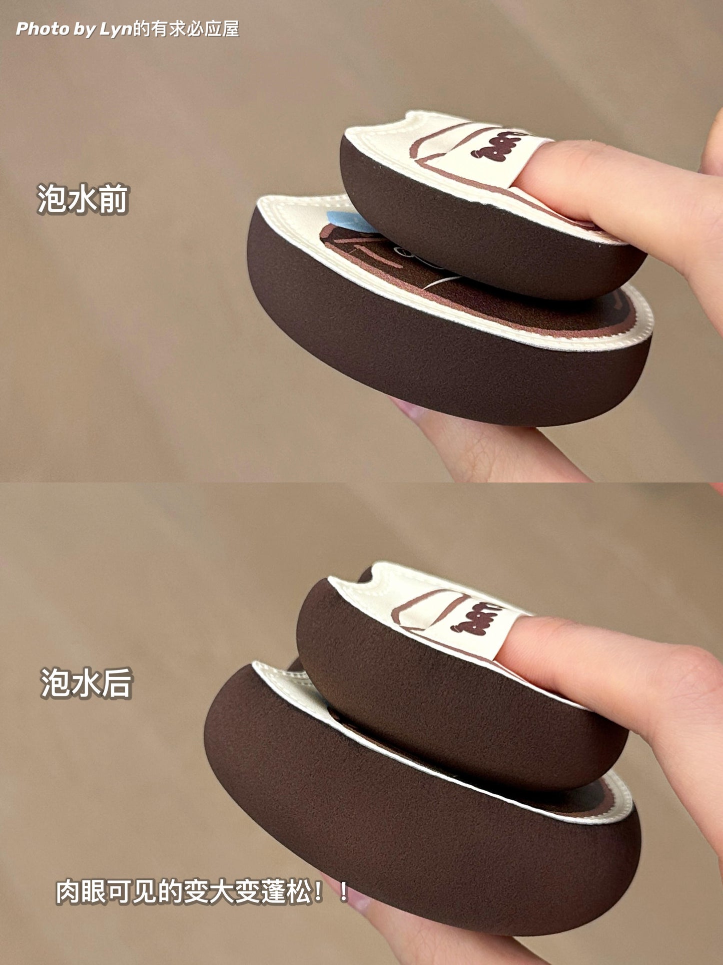 ART3M1S凹凸迷思  咖啡系列 粉扑 - CHIHIRO COLLECTION