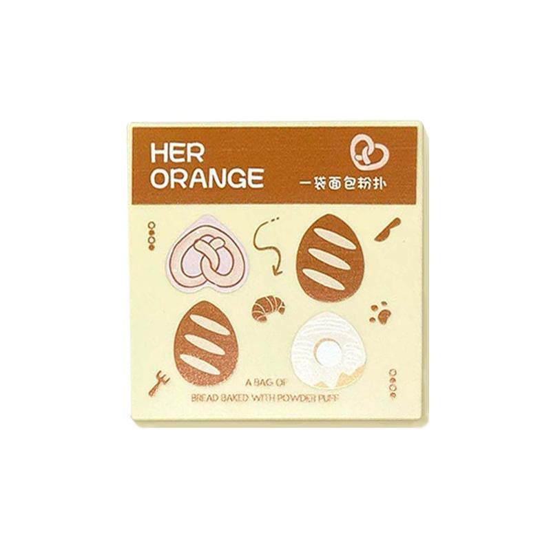 HERORANGE 一袋面包粉扑 5枚/盒