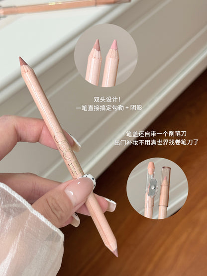OutOfOffice 双色木杆唇线笔 - CHIHIRO COLLECTION