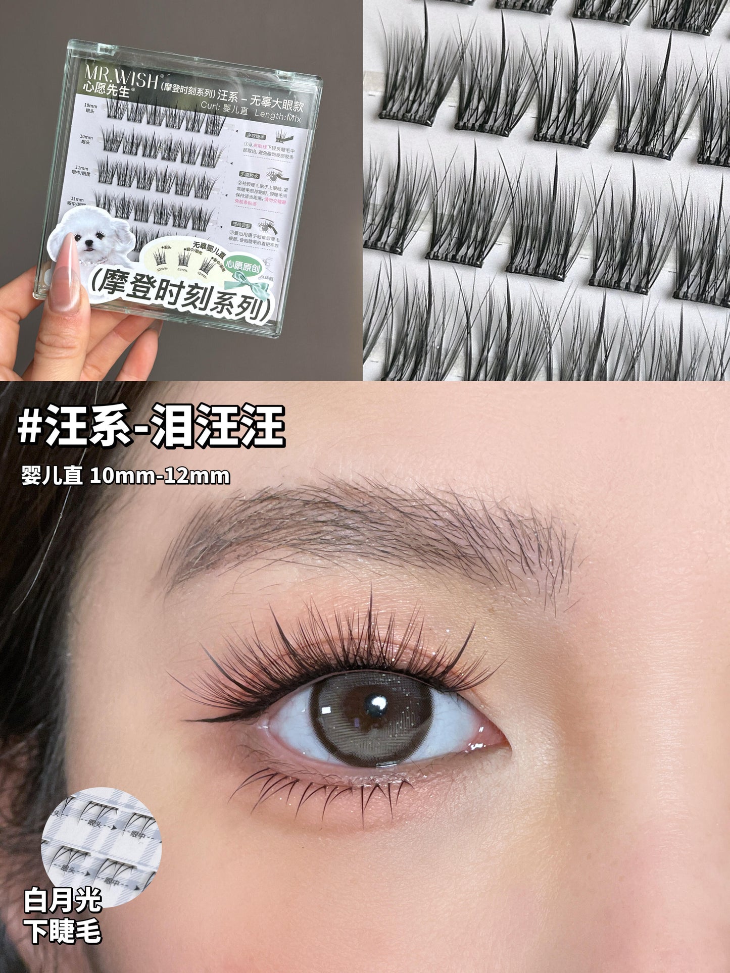 Mr.Wish心愿先生 免胶假睫毛 - 动物系列/ 摩登时代系列 - CHIHIRO COLLECTION