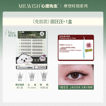 [Plus版 1盒=3盒]Mr.Wish心愿先生 免胶假睫毛 - CHIHIRO COLLECTION