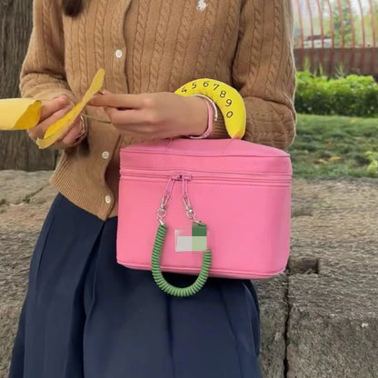 可爱撞色tagi化妆包大容量 - CHIHIRO COLLECTION