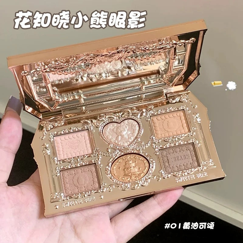 花知晓 甜心小熊🐻六色眼影盘 - CHIHIRO COLLECTION