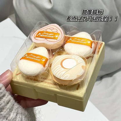 HERORANGE 一袋面包粉扑 5枚/盒