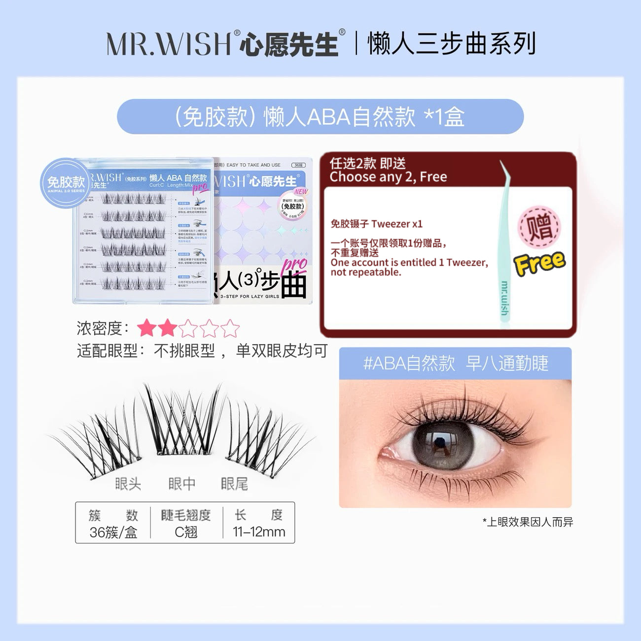 Mr.Wish心愿先生  （ABA自然款/ABA升级款/花开大眼款） - CHIHIRO COLLECTION