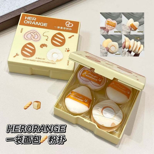 HERORANGE 一袋面包粉扑 5枚/盒