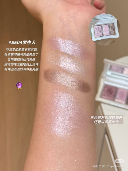 千妍 宝枕三色眼影盘