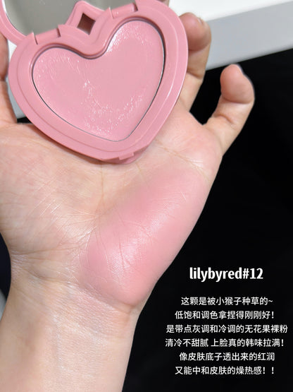 Lilybyred爱心腮红膏
