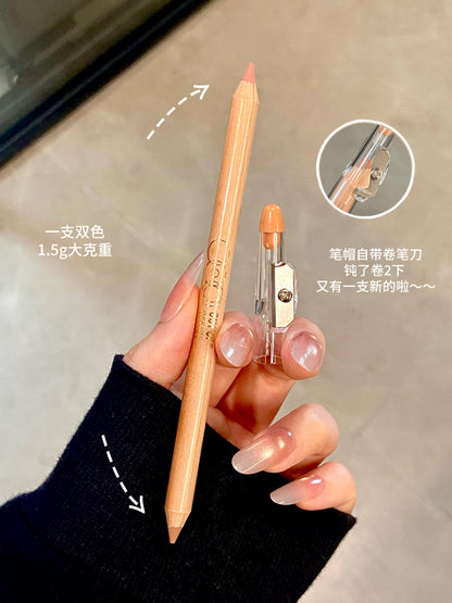 OutOfOffice 双色木杆唇线笔