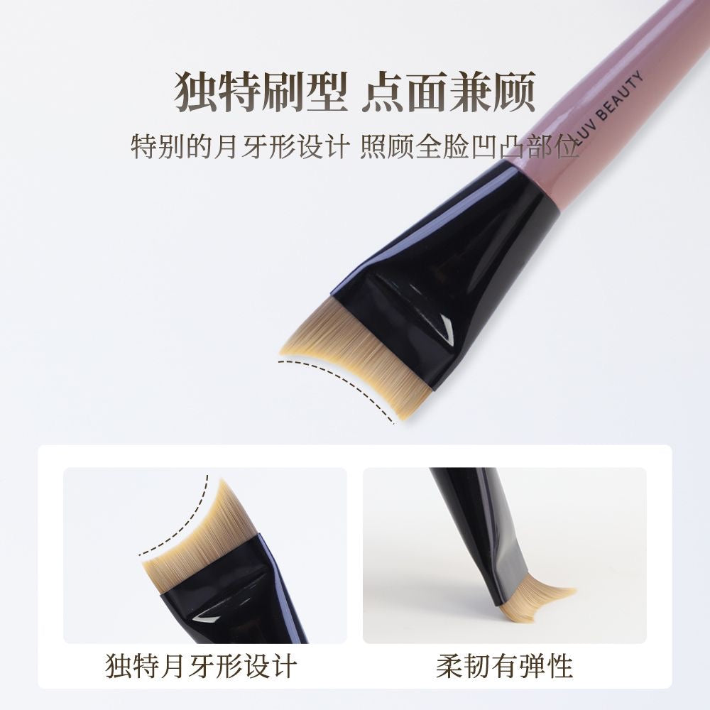 爱物极物 一字型粉底刷/月牙型粉底刷/斜角粉底刷