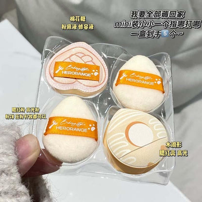 HERORANGE 一袋面包粉扑 5枚/盒