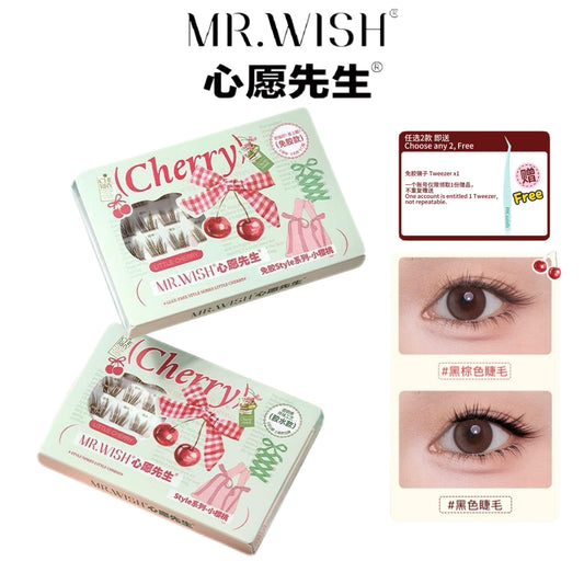 Mr.Wish心愿先生 免胶假睫毛-小樱桃 - CHIHIRO COLLECTION
