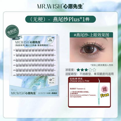 [Plus版 1盒=3盒]Mr.Wish心愿先生 免胶假睫毛 - CHIHIRO COLLECTION