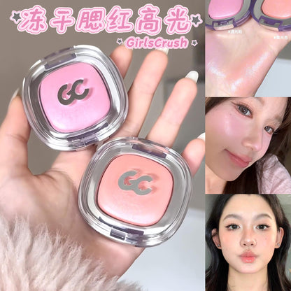 Girls Crush 冻干缎光腮红/高光粉