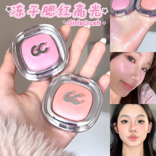 Girls Crush 冻干缎光腮红/高光粉