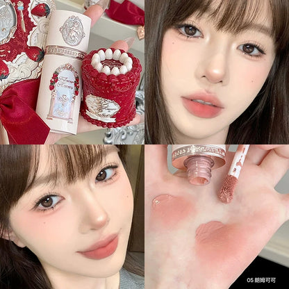 花知晓 红草莓丘比特 液体腮红