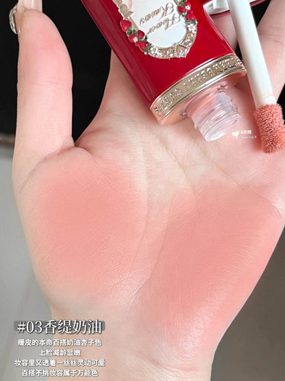 花知晓 红草莓丘比特 液体腮红