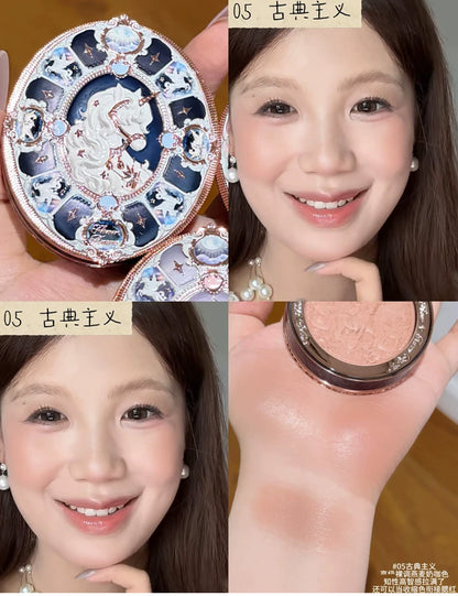 花知晓 骑士独角兽系列 - 丝缎腮红 - CHIHIRO COLLECTION