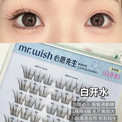 (许愿星系列)Mr.Wish心愿先生 免胶假睫毛-百利甜/白开水