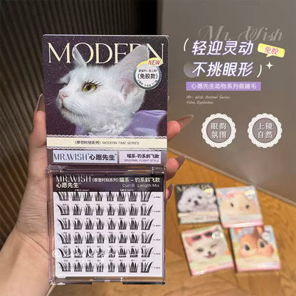 (动物系列/ 摩登时代系列) Mr.Wish心愿先生 免胶假睫毛