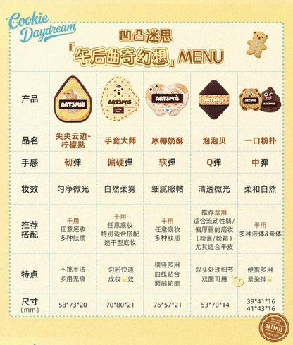凹凸迷思 后曲奇幻想系列 -粉扑 拇指粉扑 散粉粉扑