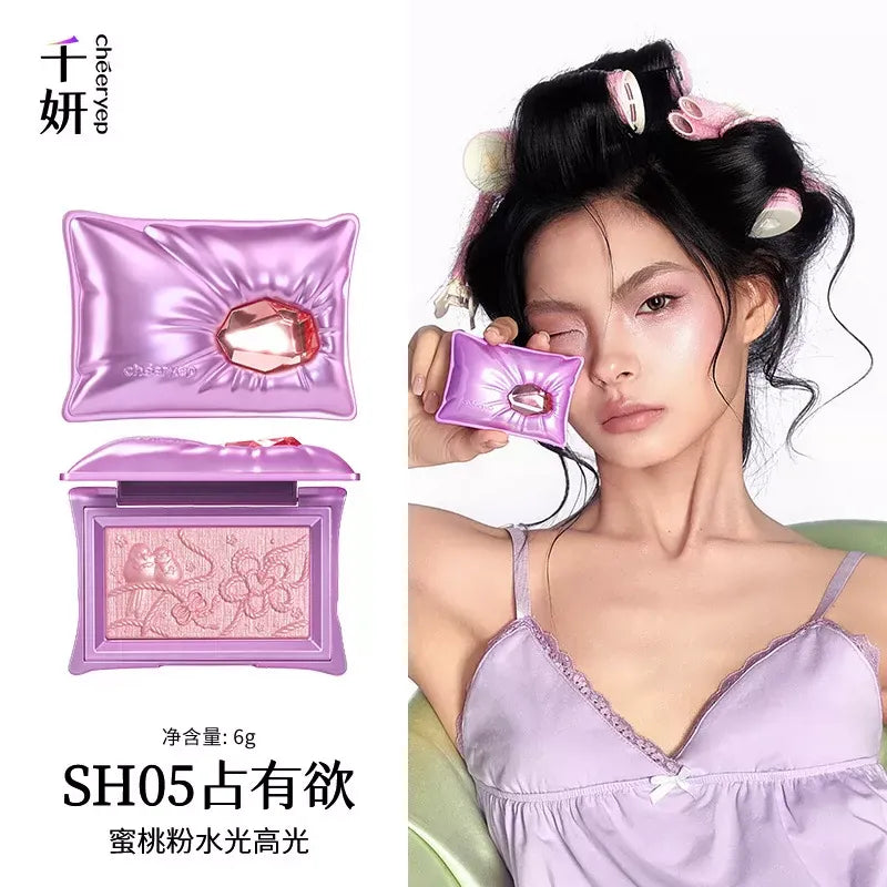 千妍 宝枕绮梦 高光粉/哑光高光/珠光高光日