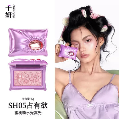 千妍 宝枕绮梦 高光粉/哑光高光/珠光高光日