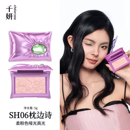 千妍 宝枕绮梦 高光粉/哑光高光/珠光高光日