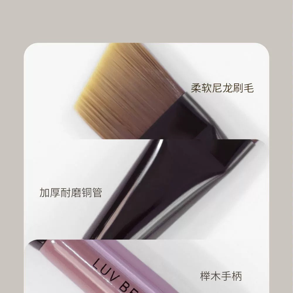 爱物极物 一字型粉底刷/月牙型粉底刷/斜角粉底刷