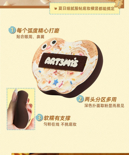 凹凸迷思 后曲奇幻想系列 -粉扑 拇指粉扑 散粉粉扑