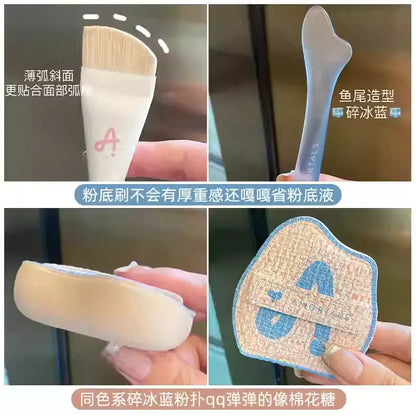 尔木萄 Amortals 底妆CP工具（粉扑气垫+鱼尾粉底刷） - CHIHIRO COLLECTION