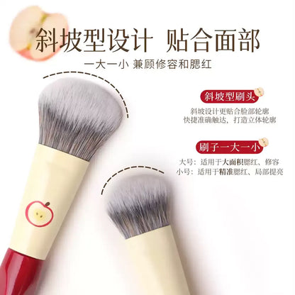 爱物极物 身双头腮红刷（各种质地腮红/高光/修容）