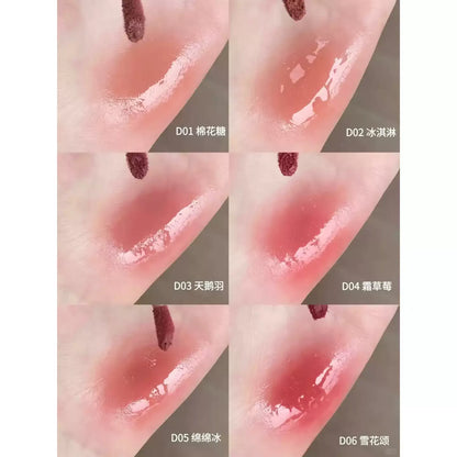 花知晓 雪花芭蕾系列 - 双头唇釉/果冻