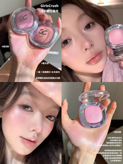 Girls Crush 冻干缎光腮红/高光粉