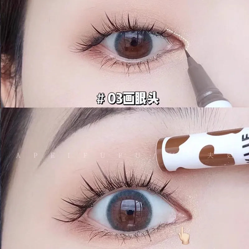 FLORTTE 双头卧蚕笔/眼线液笔 - CHIHIRO COLLECTION