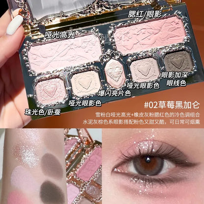 花知晓 草莓丘比特 眼影盘/面部综合盘 - CHIHIRO COLLECTION