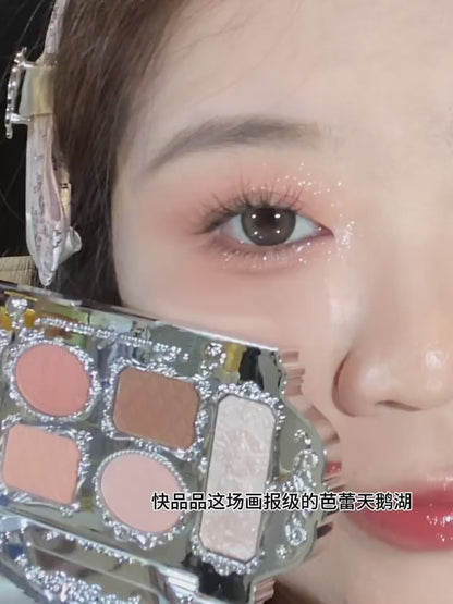 花知晓 天鹅芭蕾眼影盘 01 白天鹅